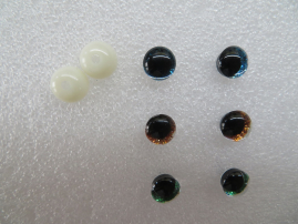 SIA-AL2023  Sicherheitsauge Schielauge Glitzer  9mm